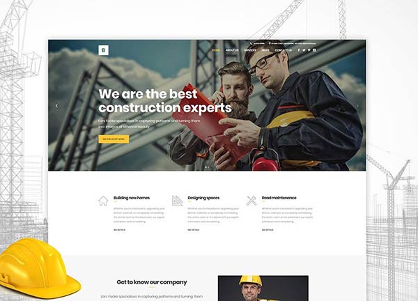 Tu web premium para la construcción