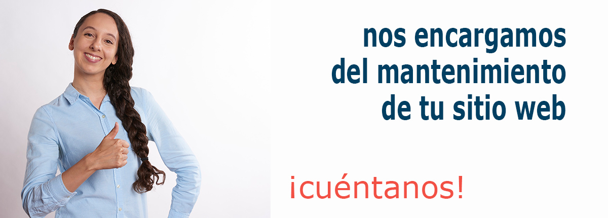 Mantenimiento de páginas web Mantenimiento de páginas web